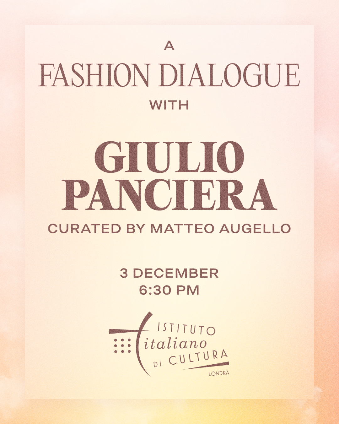 fashion dialogues panciera