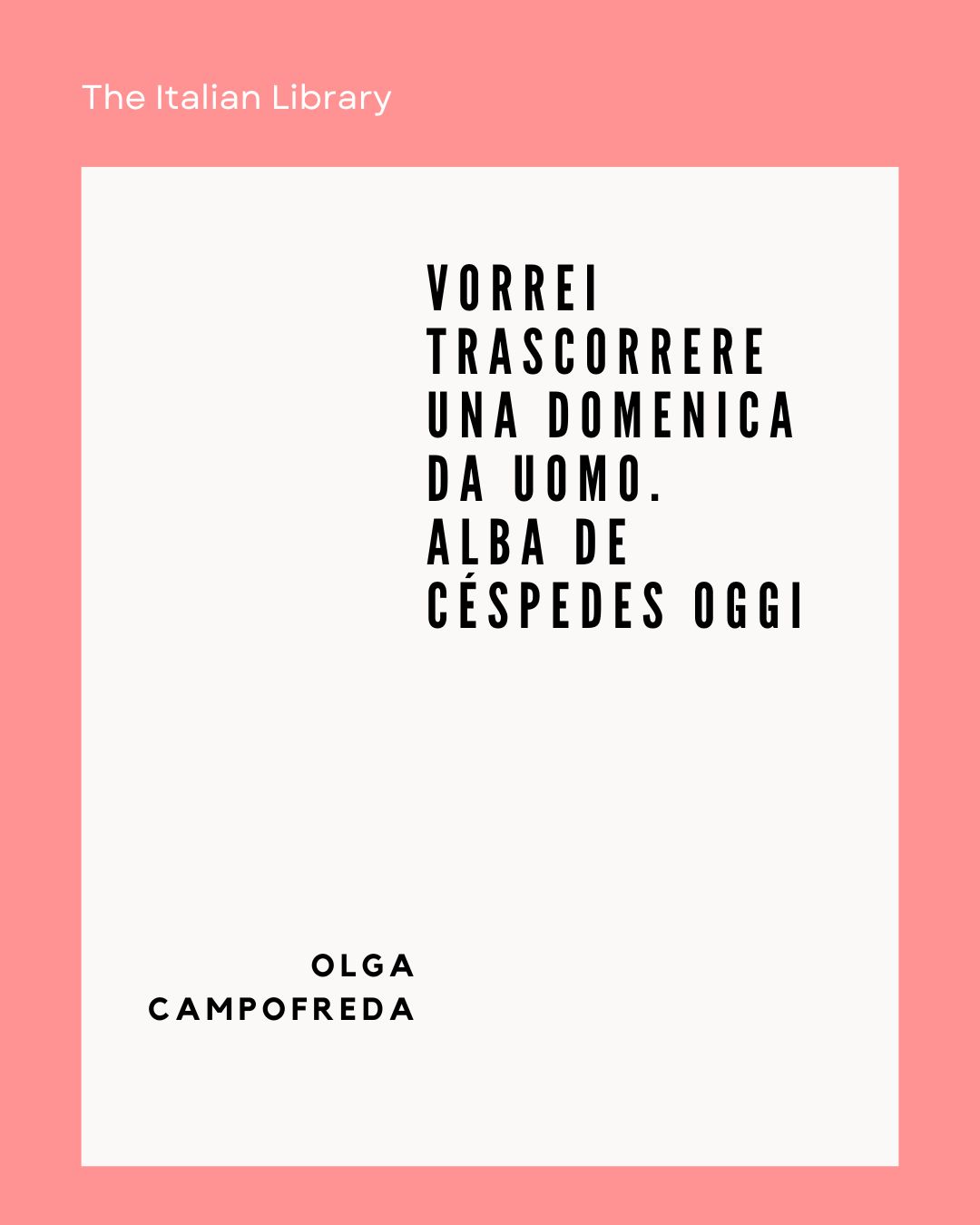 1. TIL – oLGA E DE CESPEDES