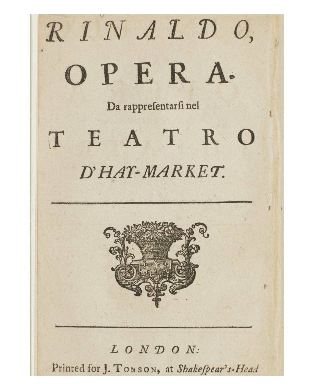 1. Opera a Londra