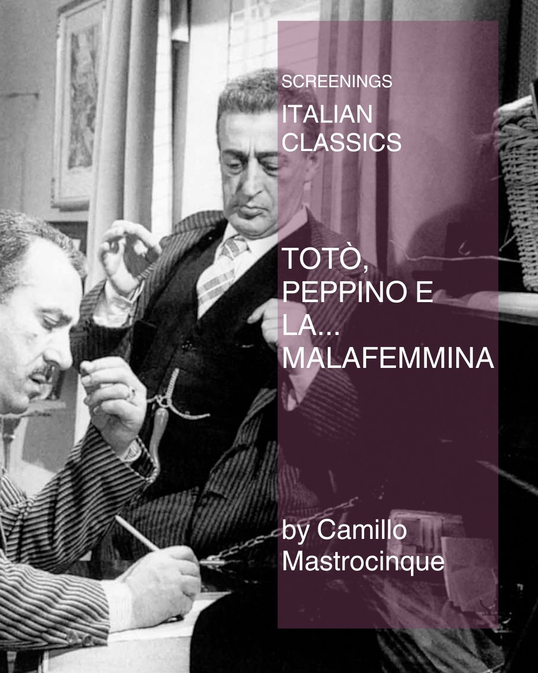 1. Italian Classics – Toto, peppino e la malafemmina